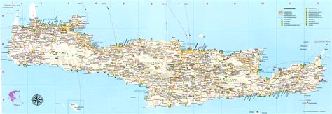 Crete Map Crete • Mappery