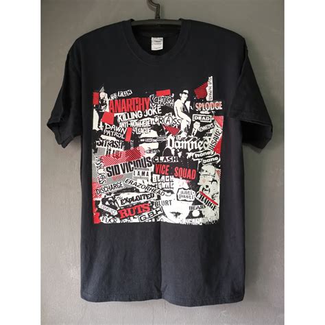 เสอวนเทจ รวมพงค เกาเกบหายากสภาพดไมขาดไมร Sex Pistols Sid Vicious The Exploited The