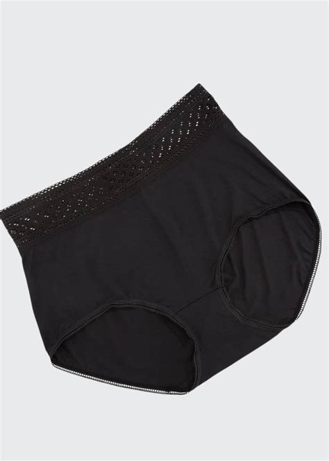 Wacoal Subtle Beauty Lace Trim Bikini Briefs Bergdorf Goodman