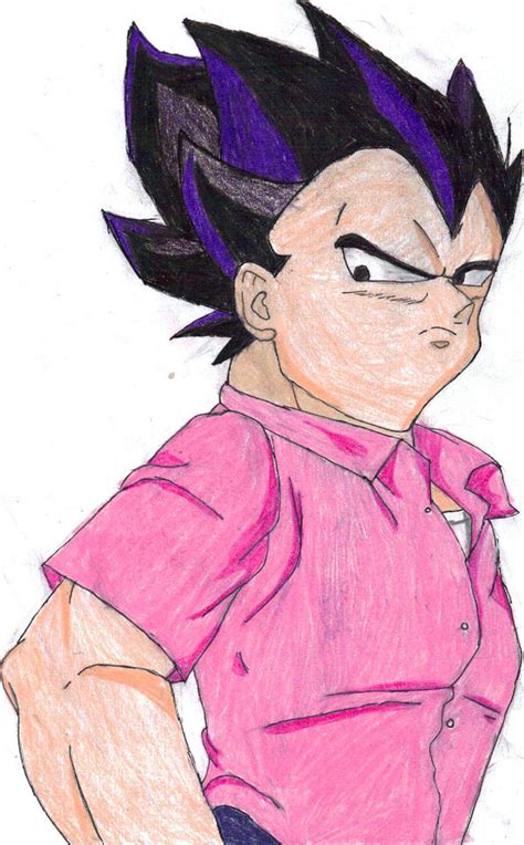 Vegetas Pink Shirt By Ally San17 On Deviantart
