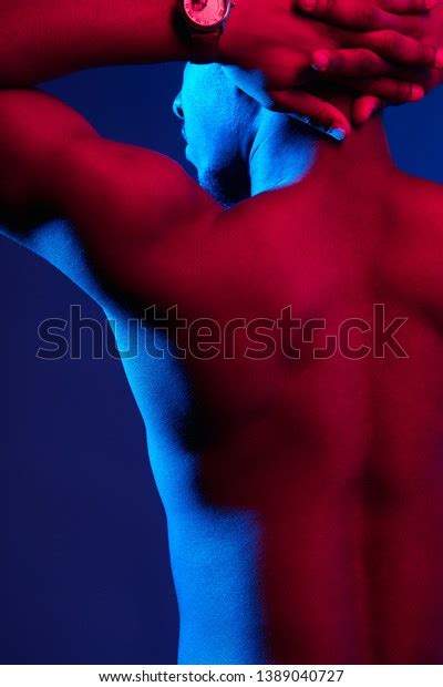 Rear View African Male Athlete Naked Stock Photo Shutterstock