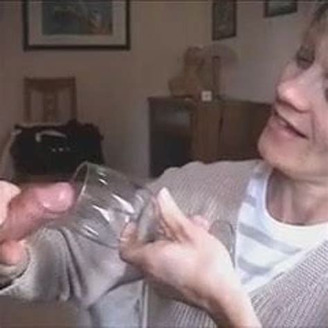 Wife Drinks Cum From A Glass Free Wife Cumshot Porn Video XHamster