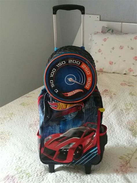 Mochila E Lancheira Hot Wheels Item Infantil Sestini Usado Enjoei