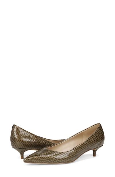 Sam Edelman Franci Pointed Toe Pump In Olive Branch Se Modesens