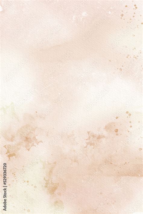 Watercolor Nude Abstract Background Stock Illustration Adobe Stock