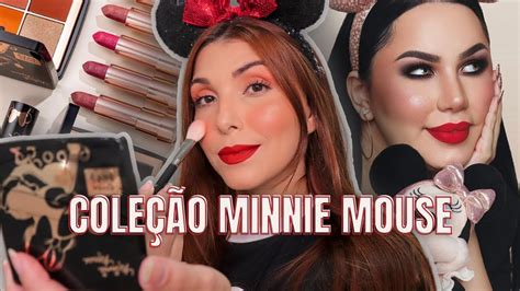 TESTEI A COLEÇÃO MINNIE MOUSE DE LINHA BRUNA TAVARES YouTube