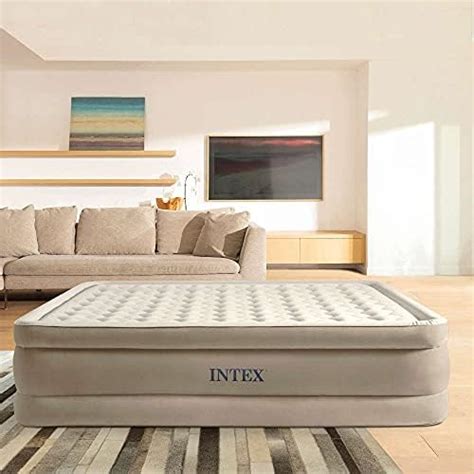 Intex Lit Gonflable Ultra Plush Places Lectrique Fiber Tech