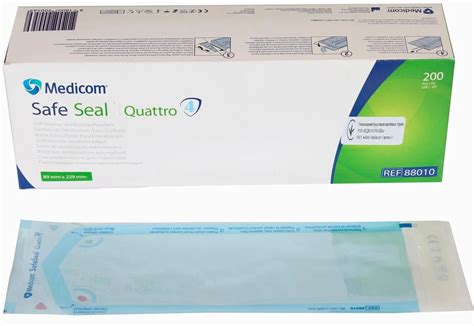 Самоклеющиеся пакеты для стерилизации Medicom® Safe-Seal Duet 133мм х ...