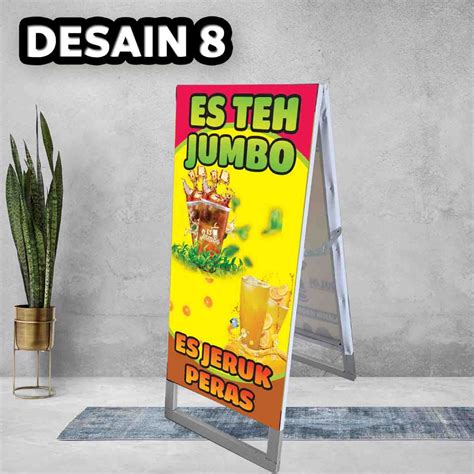 Jual Standing Banner A Es Teh Standing Banner Portable Es Teh