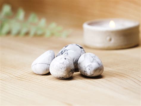 Beautiful Howlite Tumblestone Surrender To Happiness