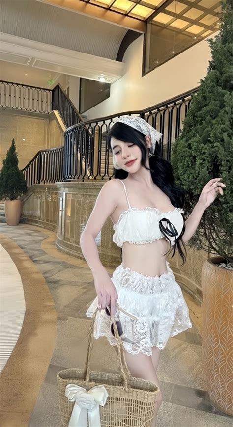 Bikini ren cột nơ 89k ngày freesize Tiệm Thanh Xuân
