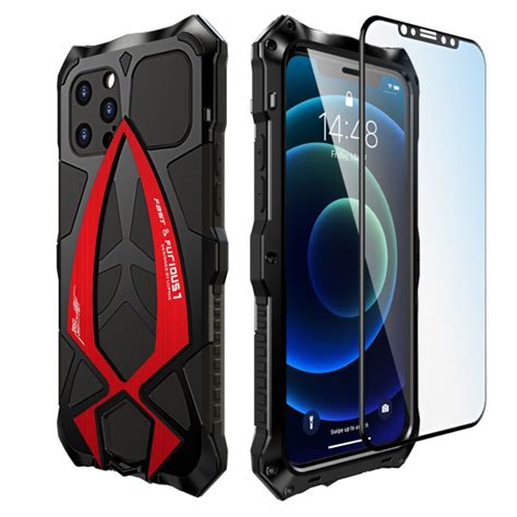 Чехол для iPhone 12 Pro Max Чехол Металл Анти-падение и 1 шт. защитная ...