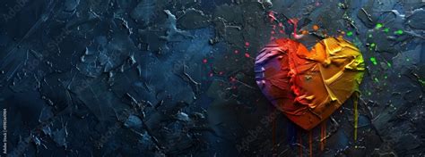 The Heart Of Pride Rainbow Gay Month Lgbt Flag Gay Month Love Graphic Icon Heart Pride Rainbow