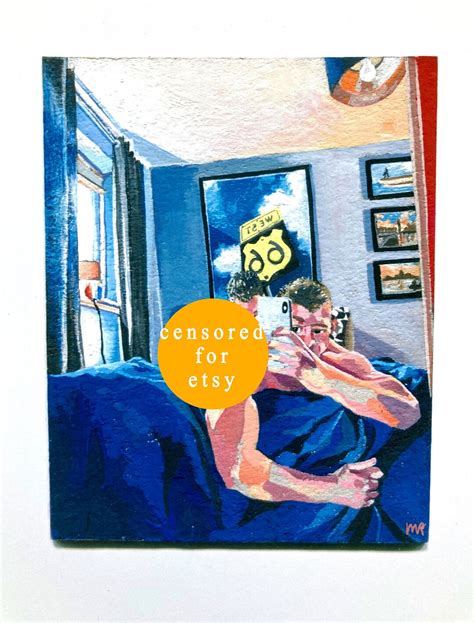 Tom And Friend Selfie Print Gay Art Nude Male Art Gay Gay Erotic Art Queer Art Gay Male Art