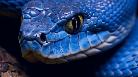 Premium Ai Image Close Up Of The Head Of A Boa Constrictor