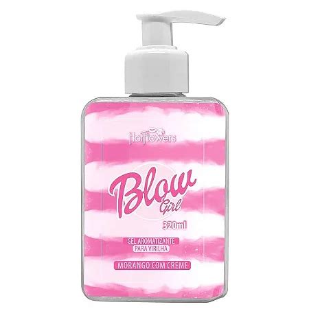 Blow Girl Gel Aromatizante Para Virilha Morango Creme Ml Hot Flowers Distribuidora
