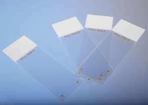 Стекло предметное, 25×75×1 мм, шлиф. кр. 90°, с адгезивным покрытием ...