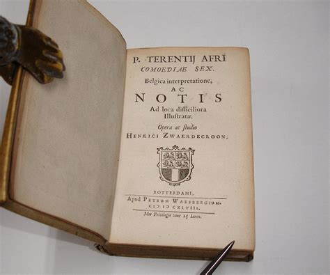 P Terentii Afri Comoediae Sex Belgica Interpretatione Ac Notis Ad Loca Difficiliora