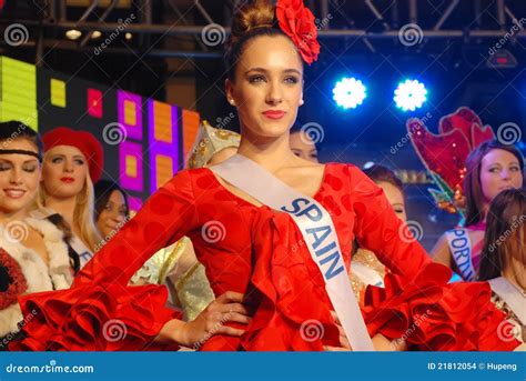 Miss Spain Editorial Stock Image Image Of Crown Confidence 21812054