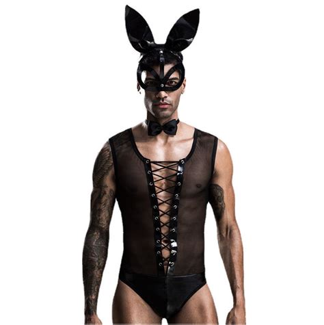 Men S One Piece Night Cosply Dress Sexy Uniform Lingerie Lingerie And Sexy Lingerie