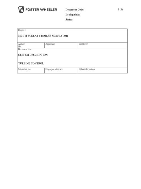 Turbine Control System | Download Free PDF | Control Theory | Valve
