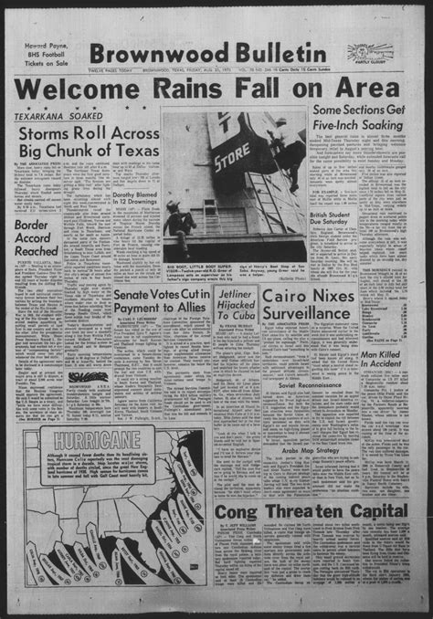 Recent Obituaries and Service Details from the Brownwood Bulletin 10