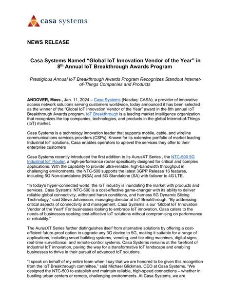 Casa Systems NTC 500