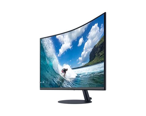 27" Curved Monitor with optimal curvature 1000R LC27T550FDRXEN ...