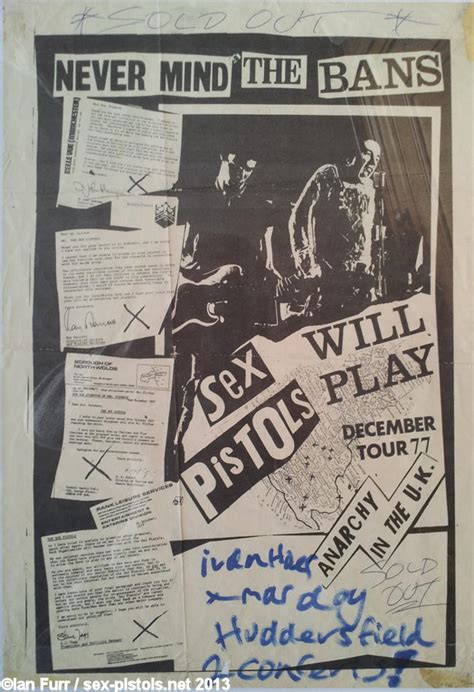 God Save The Sex Pistols Never Mind The Bans Poster At Ivanhoes