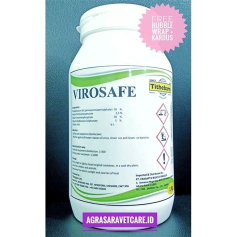 Jual VIROSAFE 1 KG DESINFEKTAN ANTIVIRUS ANTIFUNGI ANTIBAKTERI MIRIP