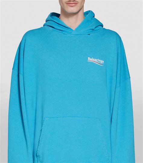 Balenciaga Political Campaign Hoodie Harrods Us