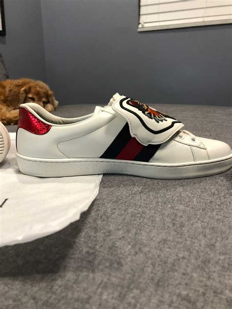 Gucci Ace Sneaker With Removable Patch Gem