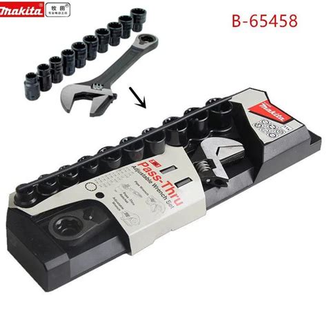 Комбинированный разводной ключ 8 Makita (200 мм) реверсивный с ...