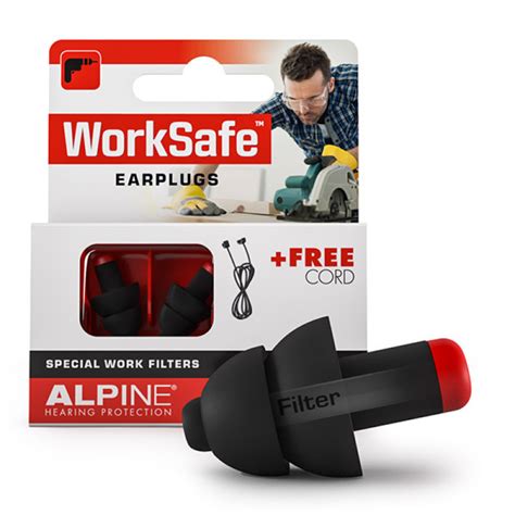 Беруши от шума - Alpine WorkSafe™ - купить в интернет-магазине.
