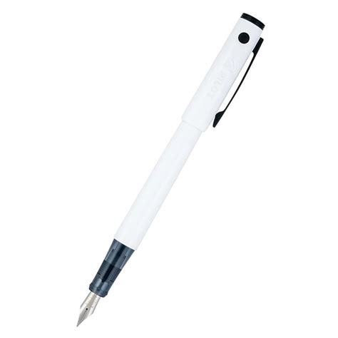 Pilot Explorer Glossy White Fountain Pen - LIFE PEN COMPANY