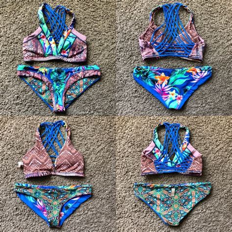 Maaji Melodious Collage Reversible Bikini Set Gem