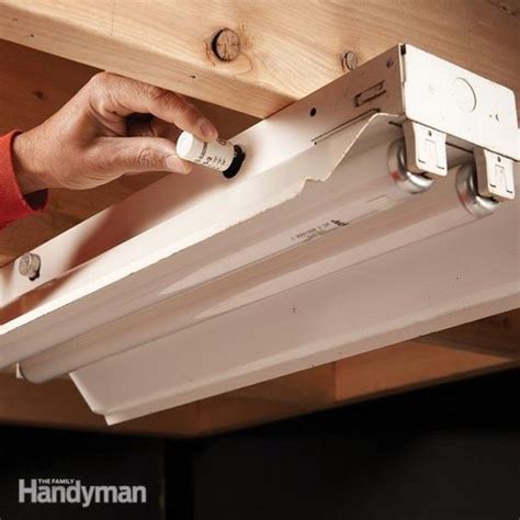 fluorescent light repair diy
