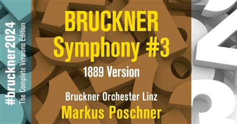 Bruckner Orchester Linz Markus Poschner Bruckner Symphony No In