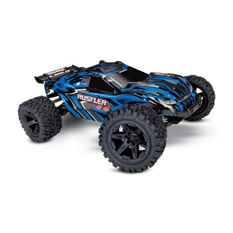 Traxxas Rustler 4x4 XL-RTR 67064-1 BLEU - Rc Performance
