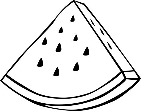 wassermelone schwarz und weiss obst kostenlose vektorgrafik auf