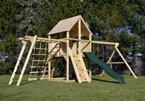Cedar Swing Sets The Bailey Climber With Options