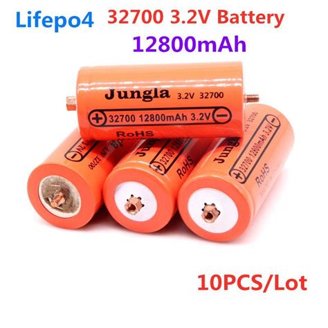 100% оригинальный 32700 12800 мАч 3.2В lifepo4 Зарядные батареи ...