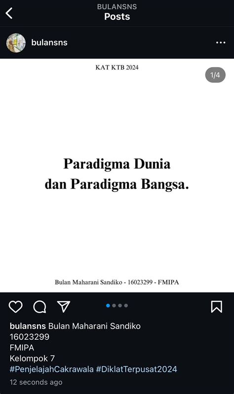 Paradigma Dunia Dan Paradigma Bangsa By Bulan Sandiko Jul 2024