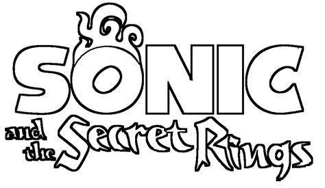 Sonic And The Secret Rings Logo Lineart By Skylight1989 On Deviantart