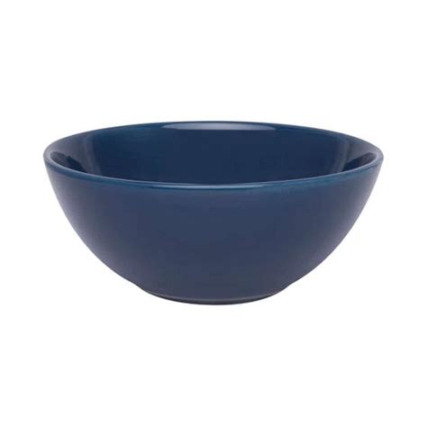 Tigela De Cerâmica Pequena 16cm 600ml Azul Oxford Tigela