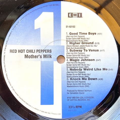 Yahoo オークション 盤面美品 JKT経年劣化若干 Red Hot Chili Peppe