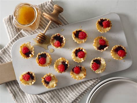 Raspberry Brie Bites