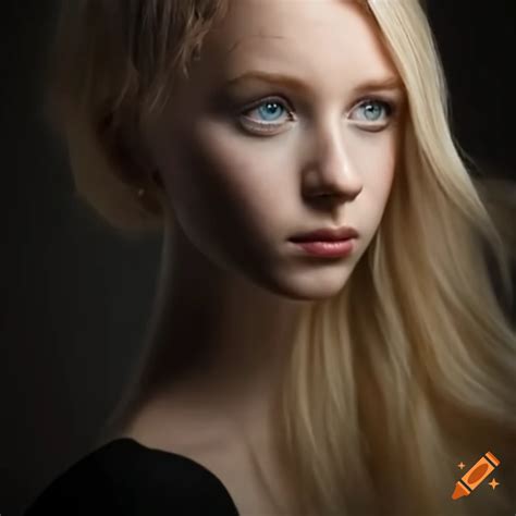 Blonde Woman Standing