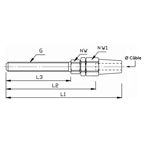 Terminaison Manuelle Filet E Gauche En Inox Pour C Bles