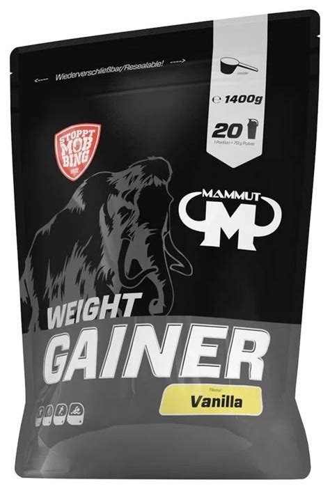 Купить Гейнер Mammut Weight Gainer Ваниль 1400 г в кредит в Алматы ...
